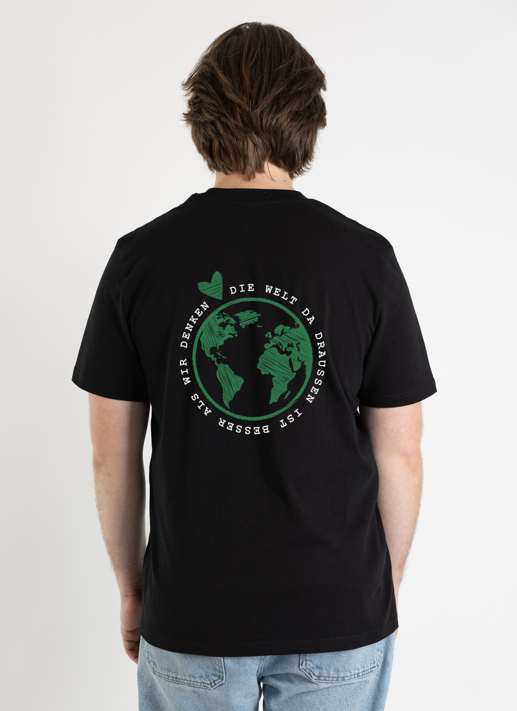 T-Shirt "Die Welt da draußen ist besser als wir denken"