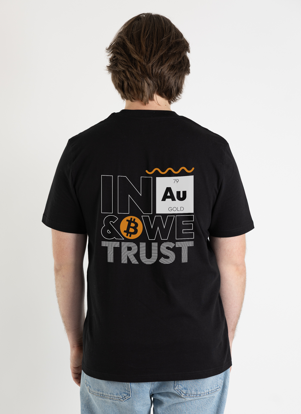 T-Shirt "In Gold & Bitcoin we trust"