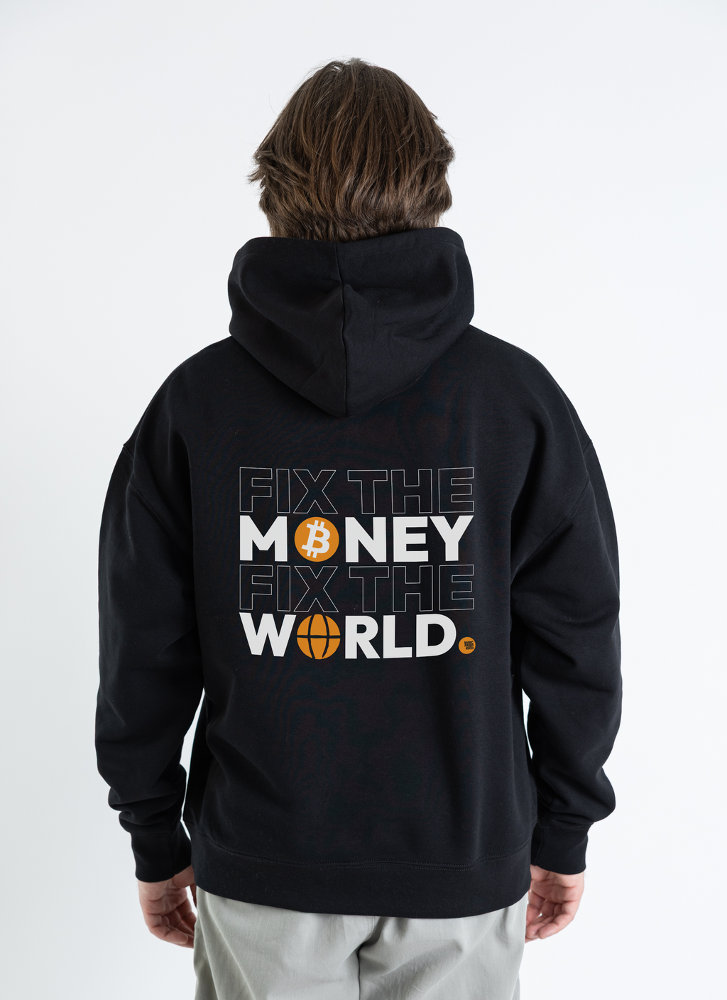 Hoodie "Fix the Money Fix the World" black
