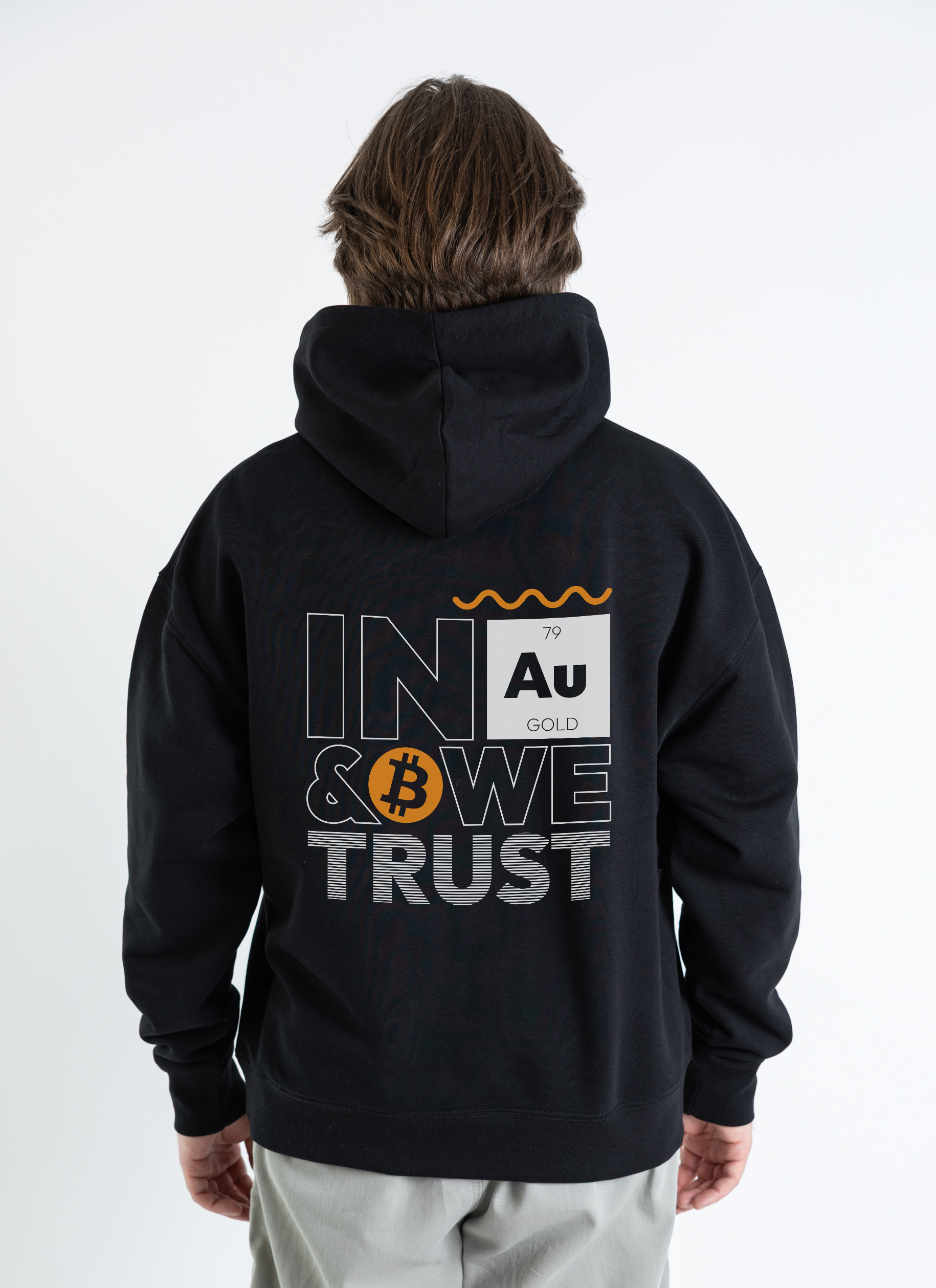 Hoodie "In Gold & Bitcoin we trust"