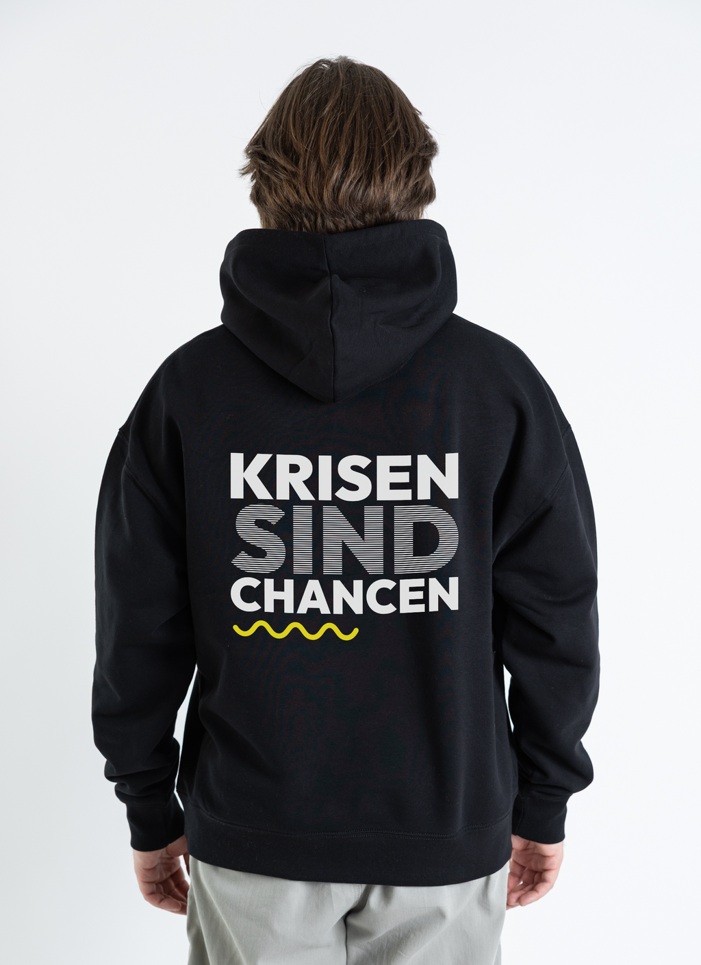 Hoodie "Krisen sind Chancen" black
