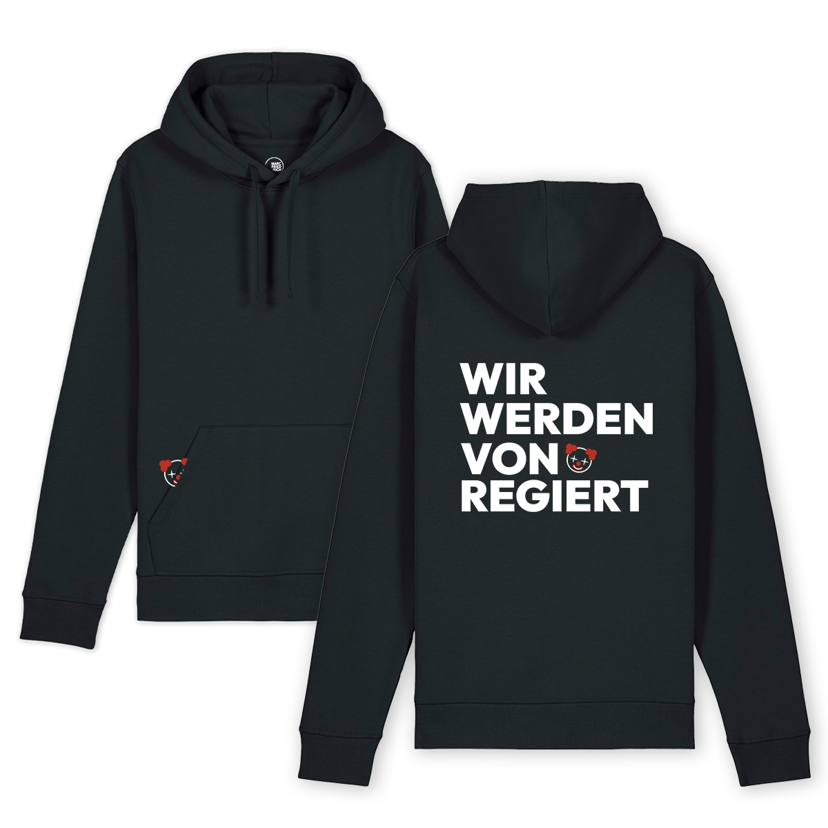 Hoodie "Clown Regierung"