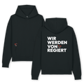 Hoodie "Clown Regierung" black