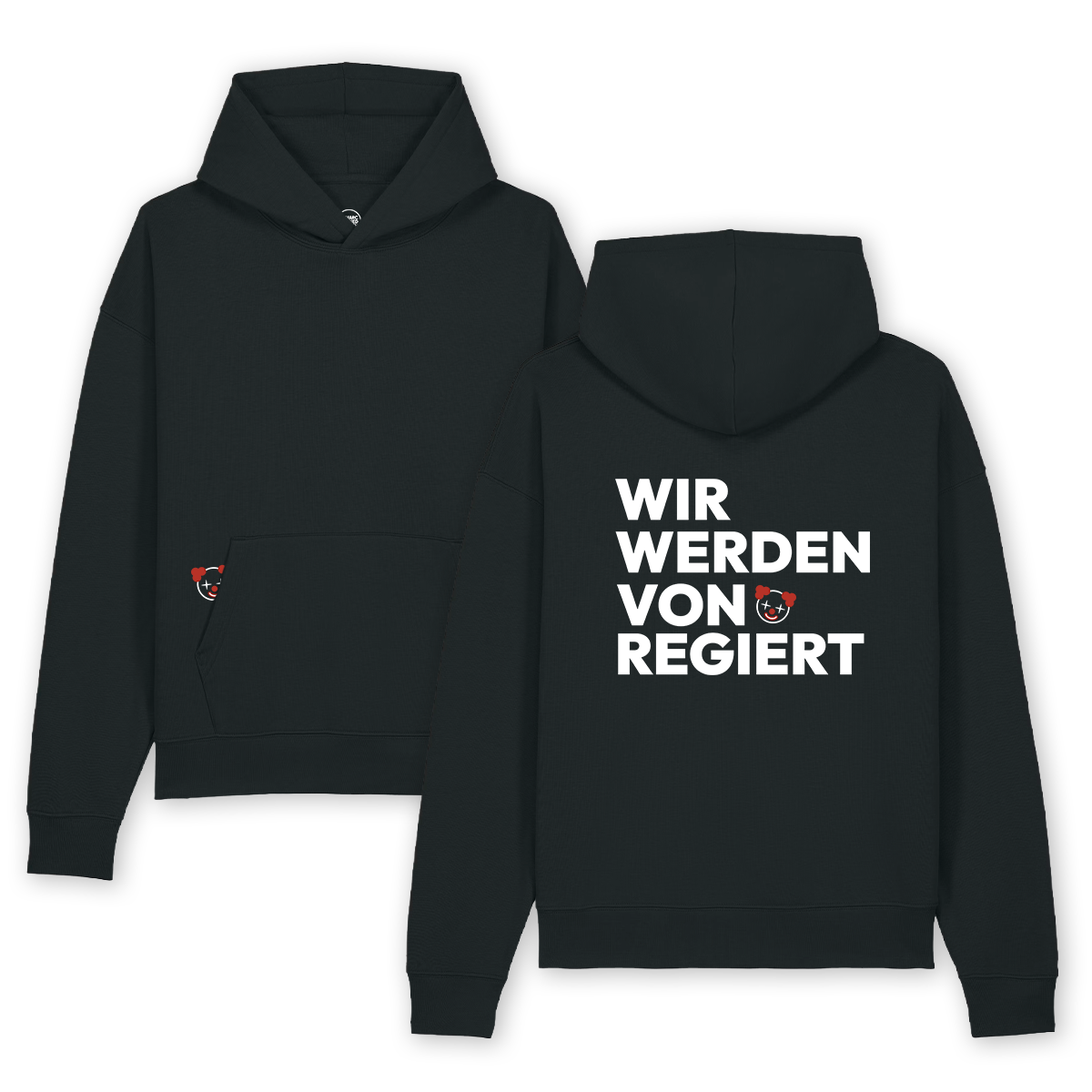 Hoodie "Clown Regierung"