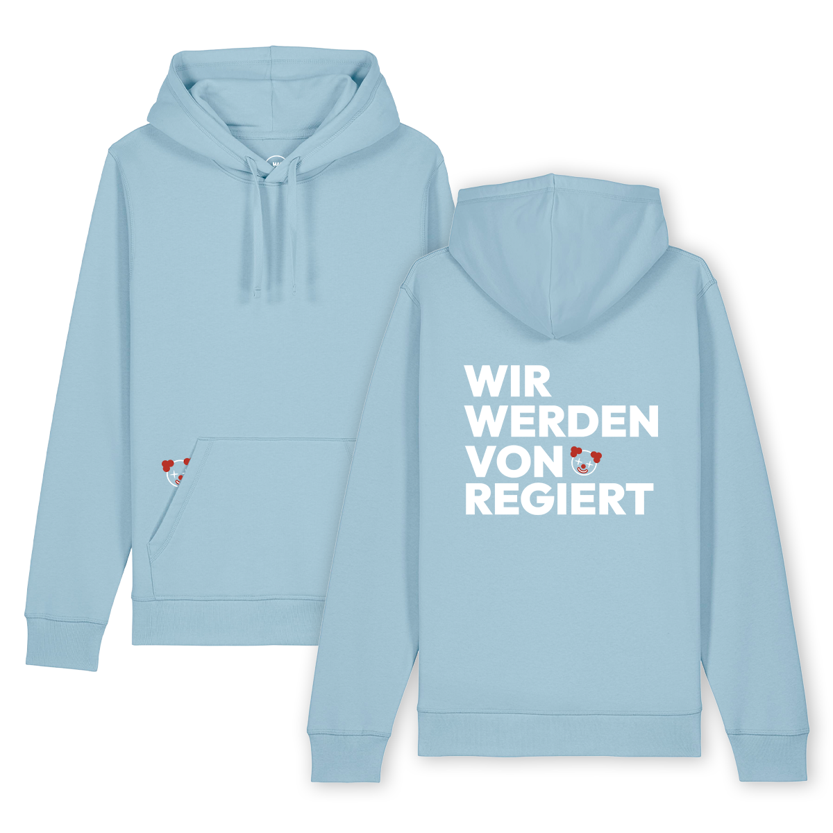 Hoodie "Clown Regierung"