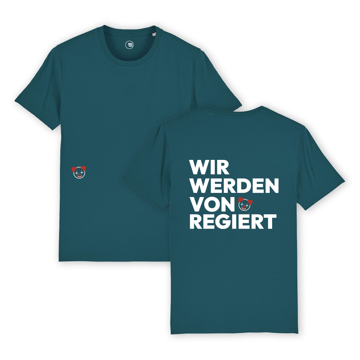 T-Shirt "Clown Regierung"