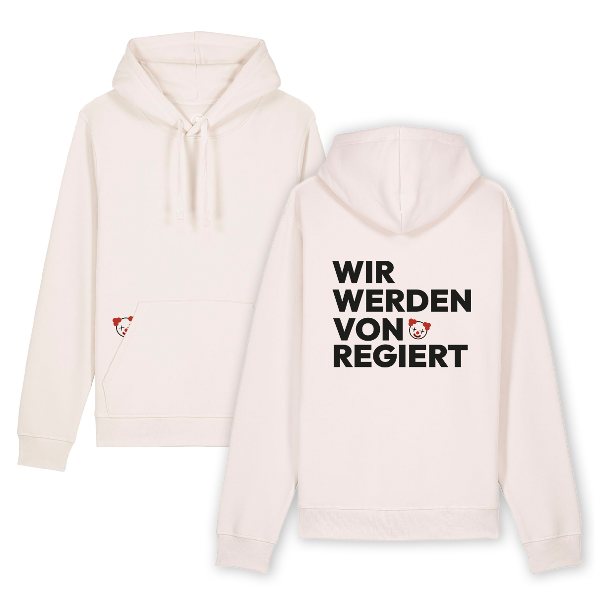 Hoodie "Clown Regierung"