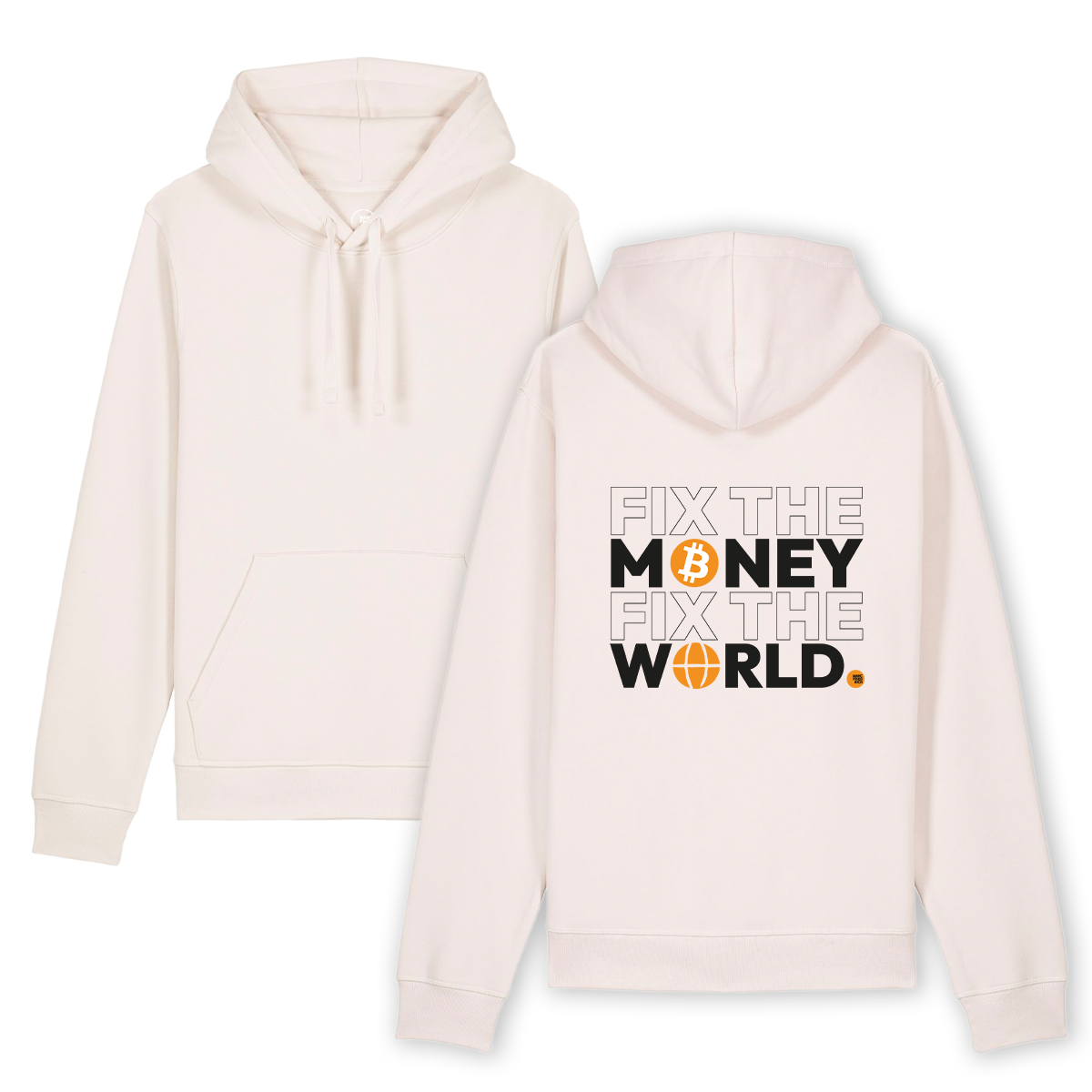 Hoodie "Fix the Money Fix the World"