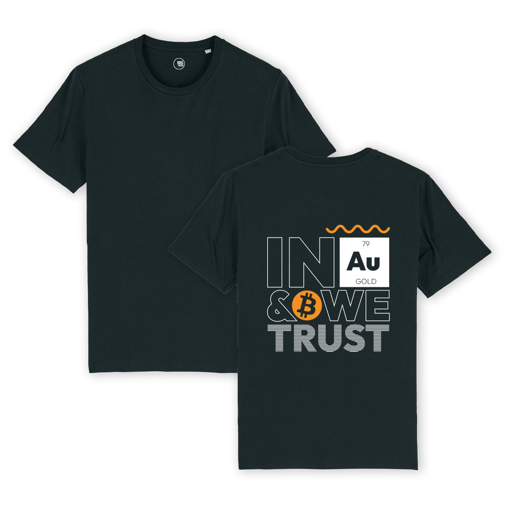 T-Shirt "In Gold & Bitcoin we trust"