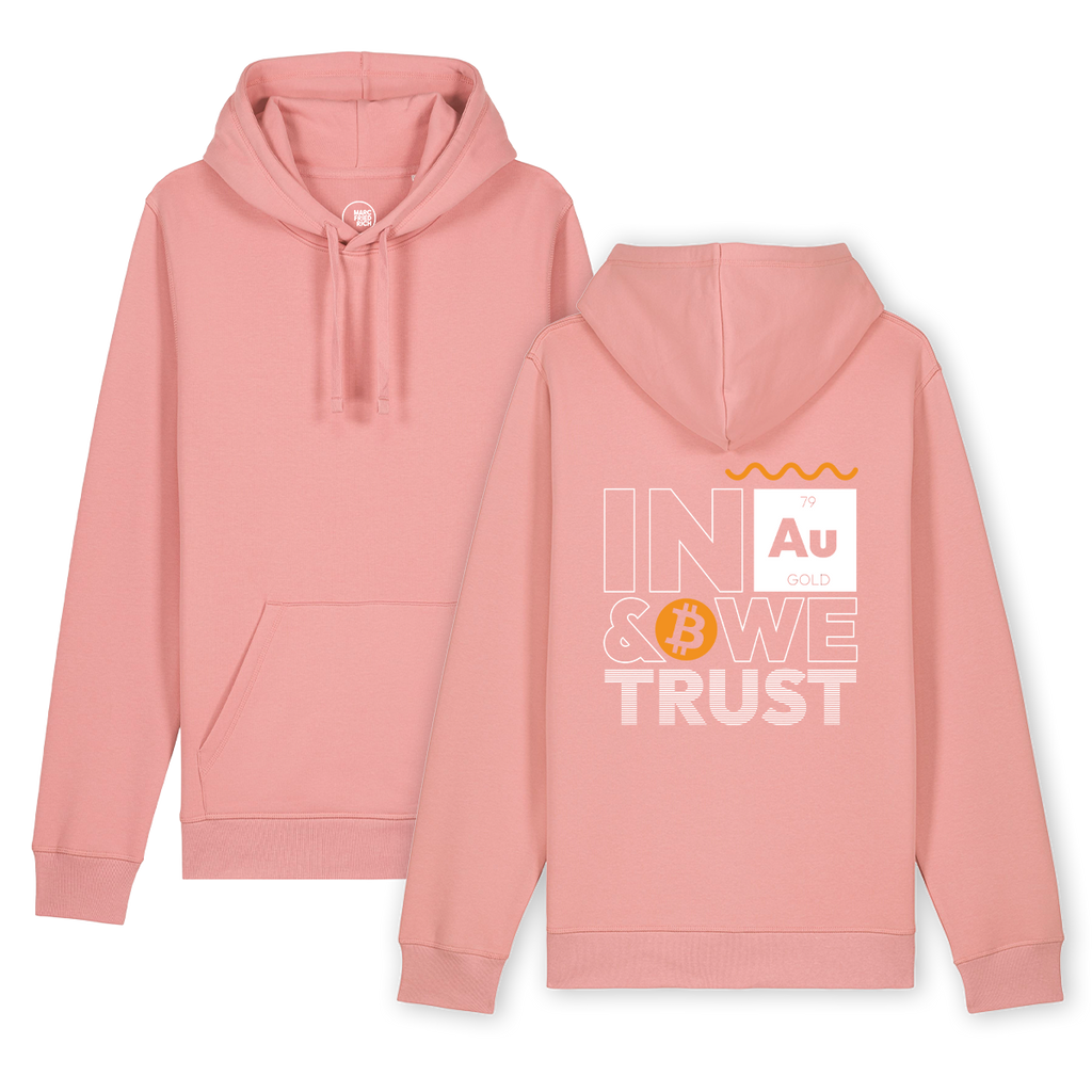 Hoodie "In Gold & Bitcoin we trust" color