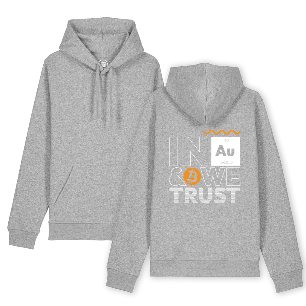 Hoodie "In Gold & Bitcoin we trust"