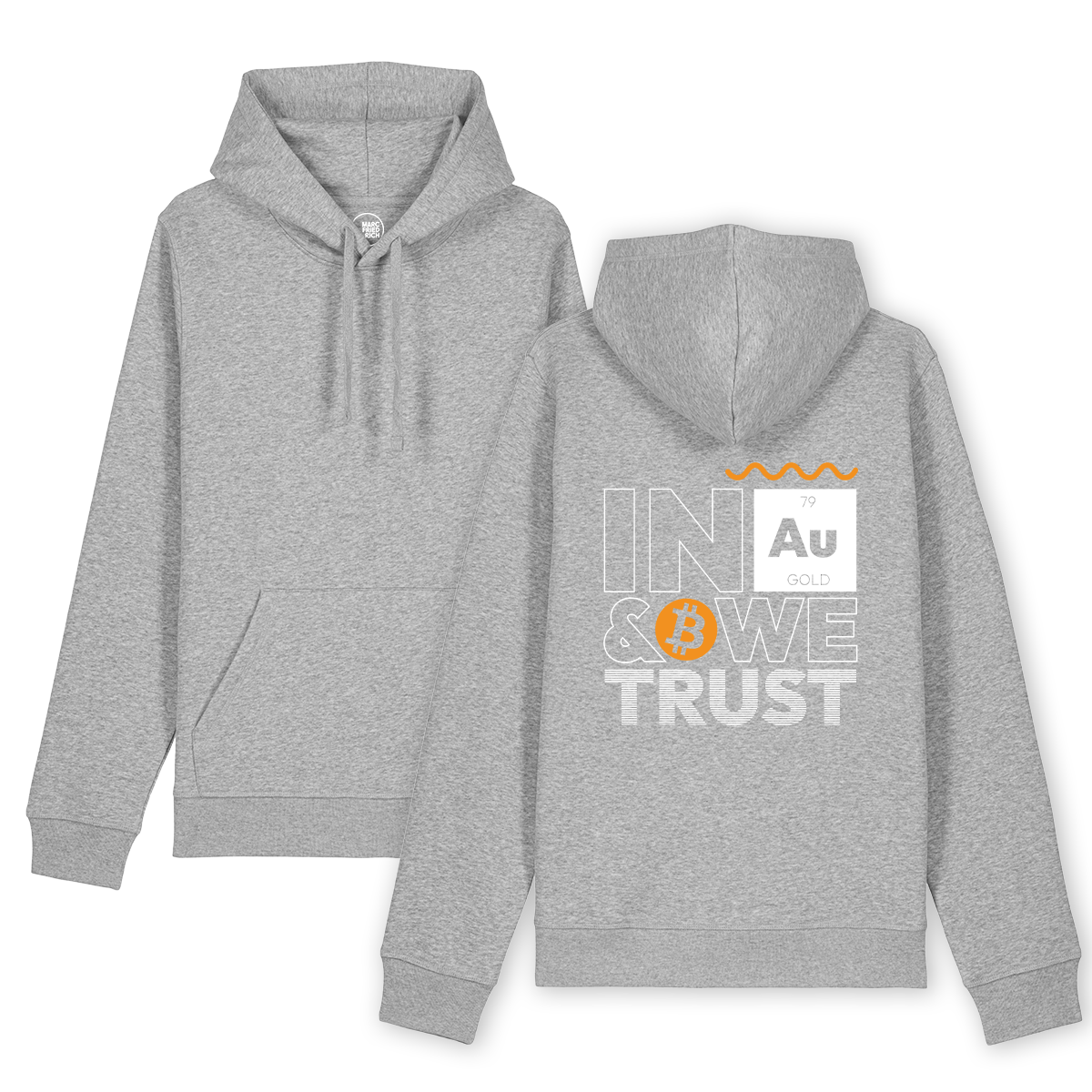 Hoodie "In Gold & Bitcoin we trust"