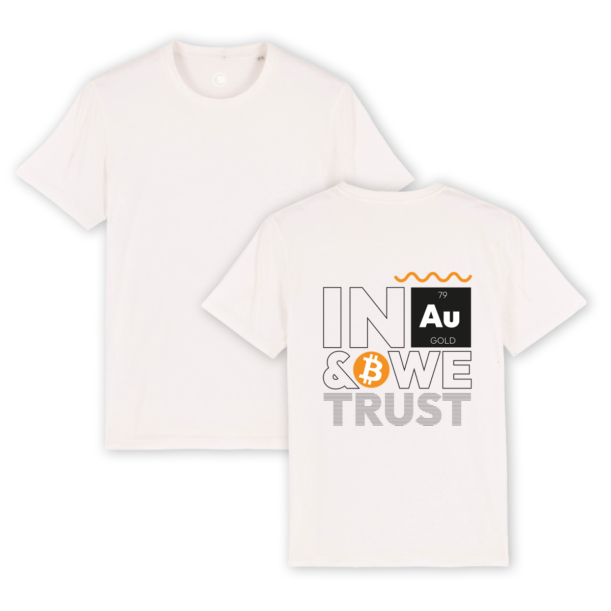 T-Shirt "In Gold & Bitcoin we trust"