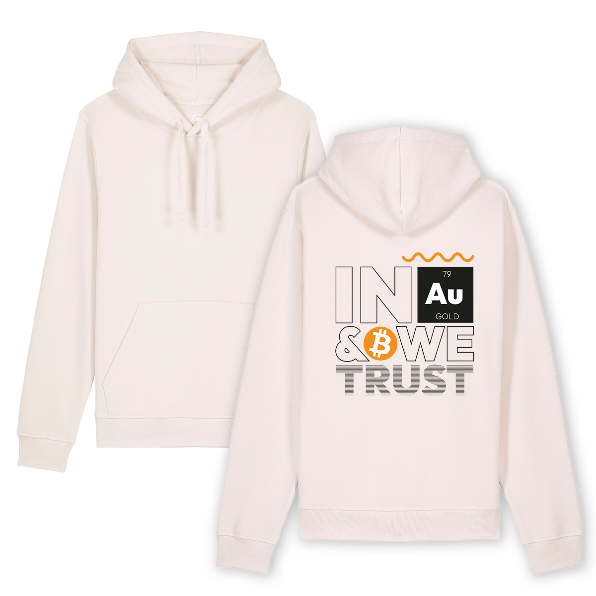 Hoodie "In Gold & Bitcoin we trust"