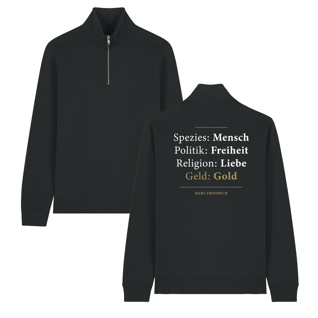 Half Zip "Geld: Gold"