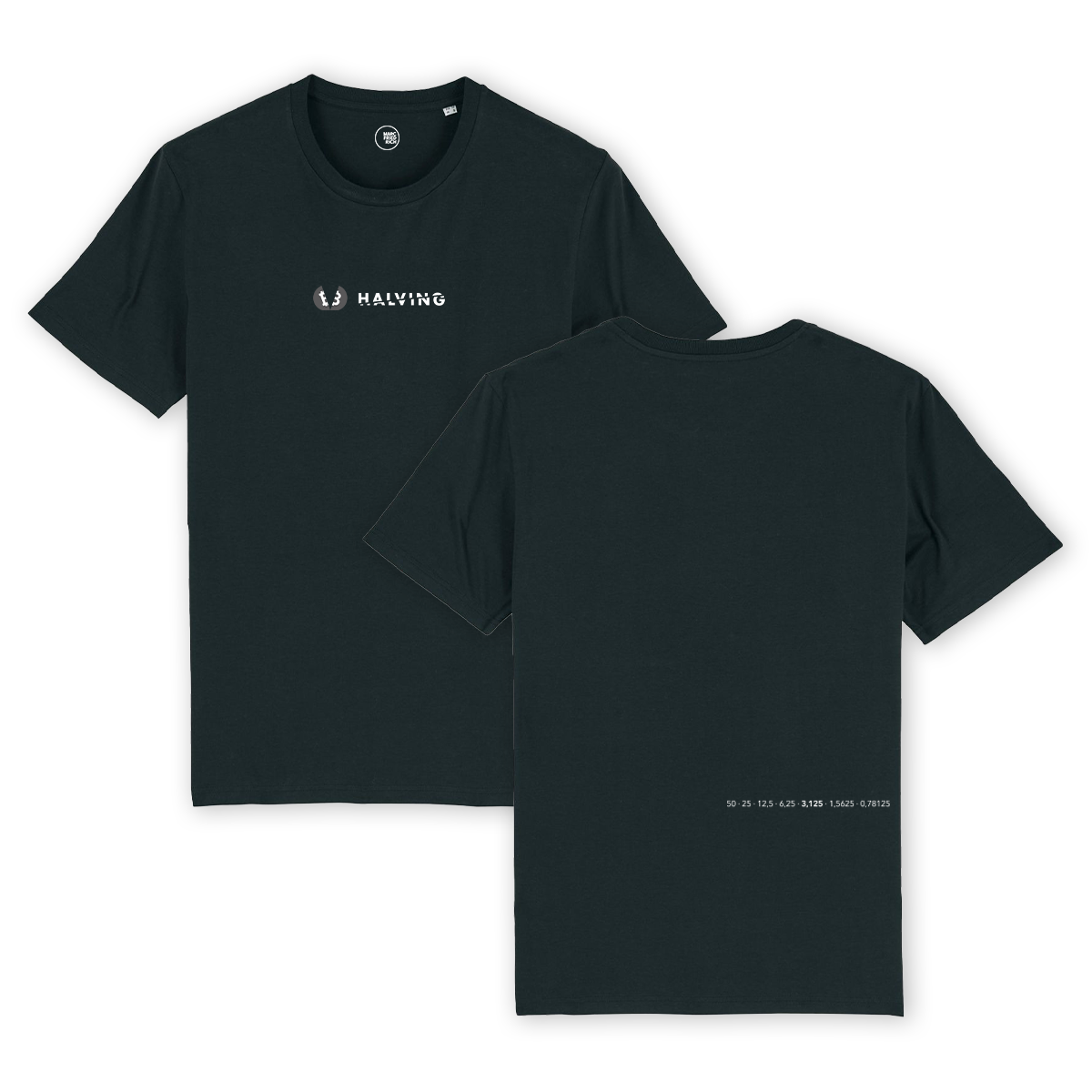 T-Shirt "Bitcoin Halving 2024" schwarz