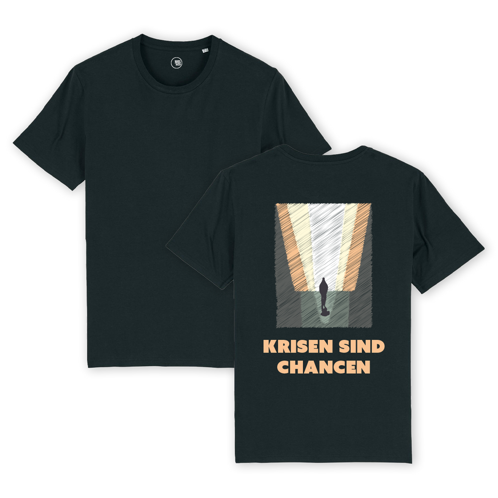 T-Shirt "Krisen sind Chancen - Kunstdruck"