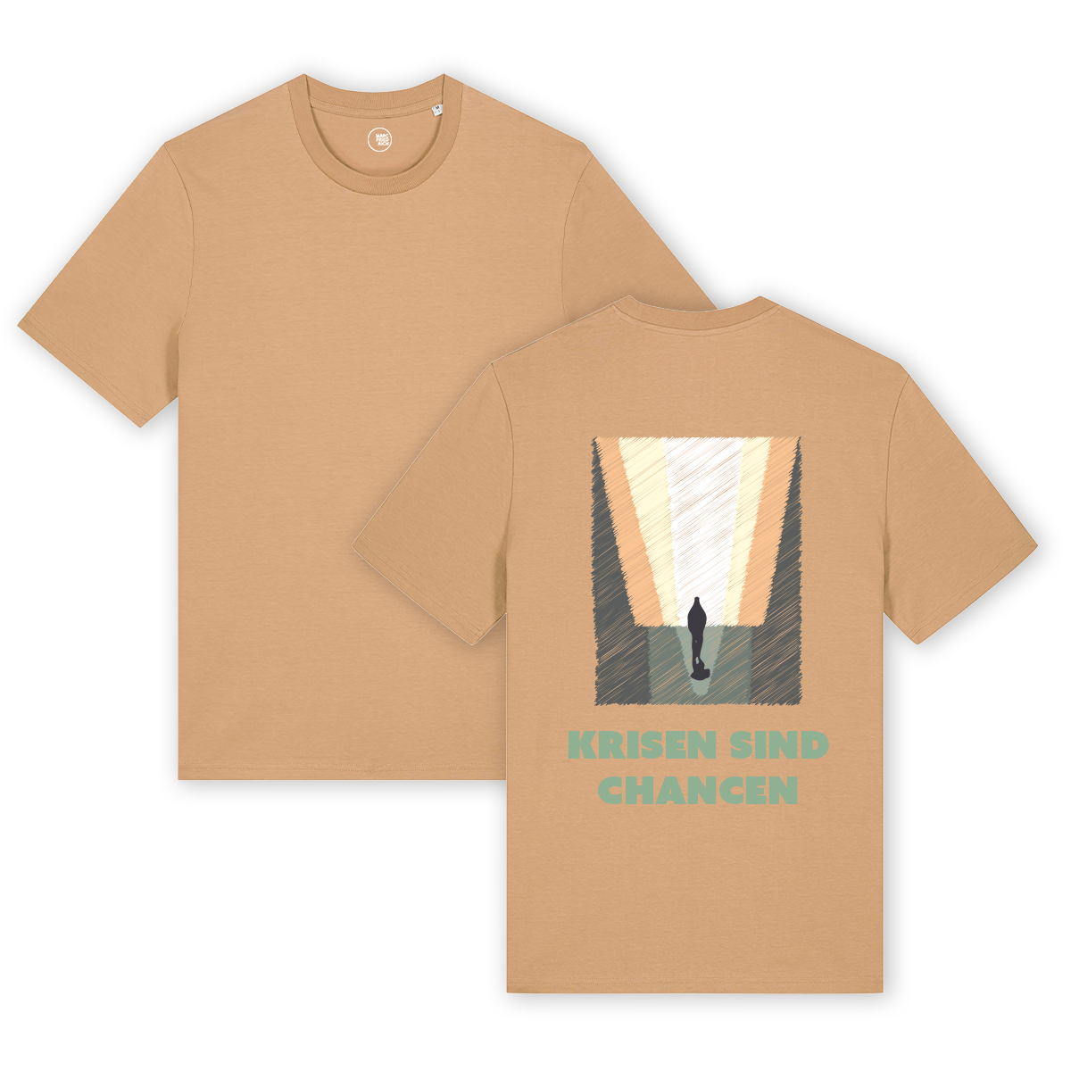 T-Shirt "Krisen sind Chancen - Kunstdruck"
