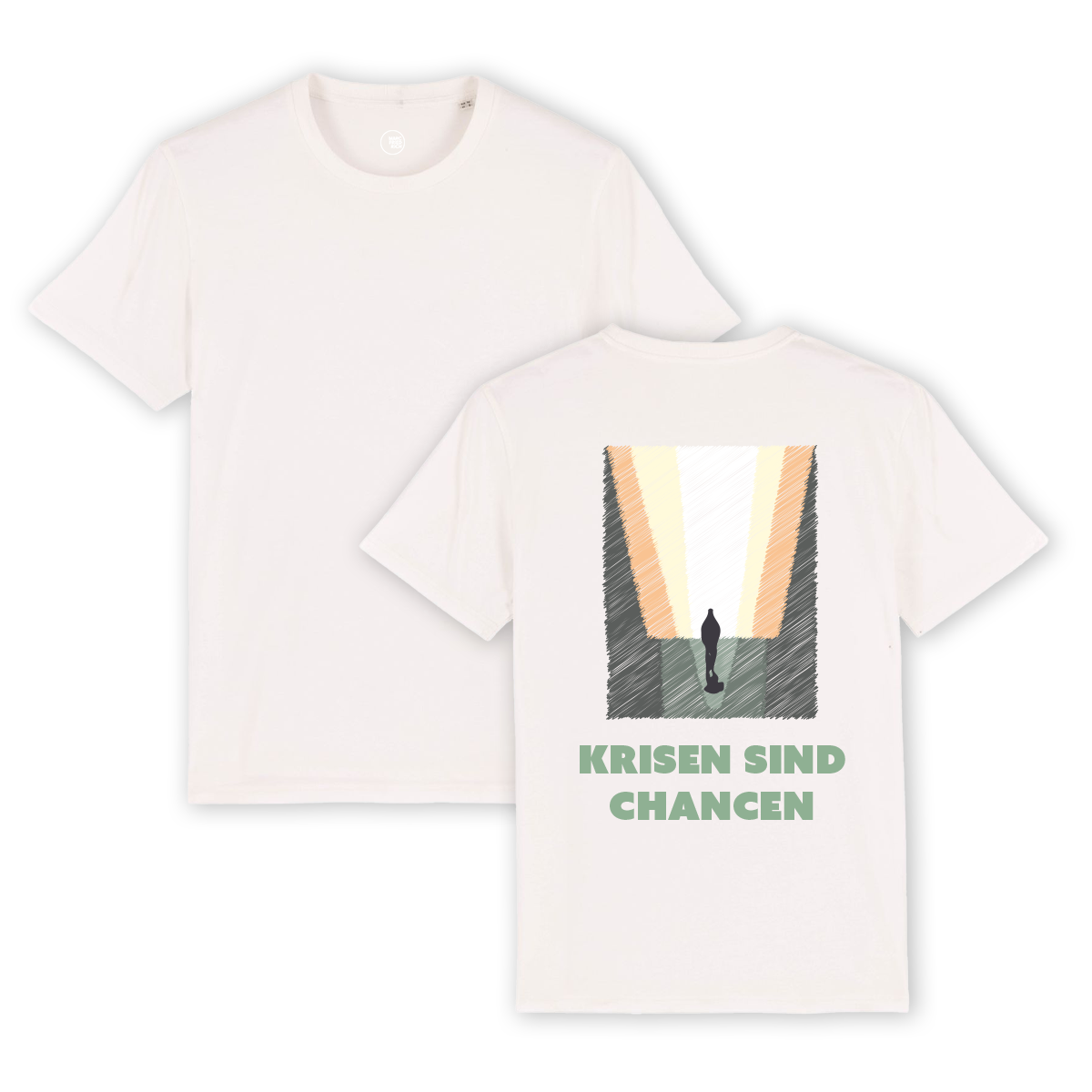 T-Shirt "Krisen sind Chancen - Kunstdruck"