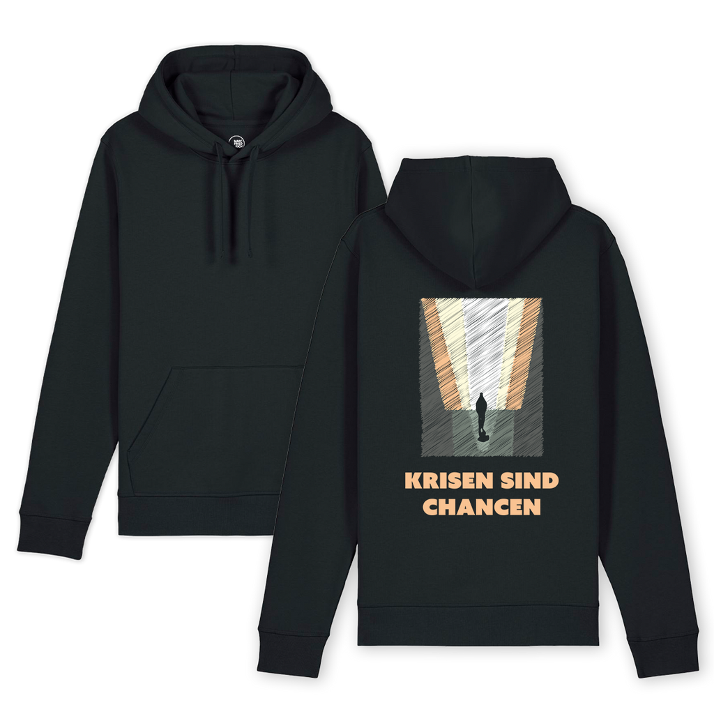 Hoodie "Krisen sind Chancen - Kunstdruck"