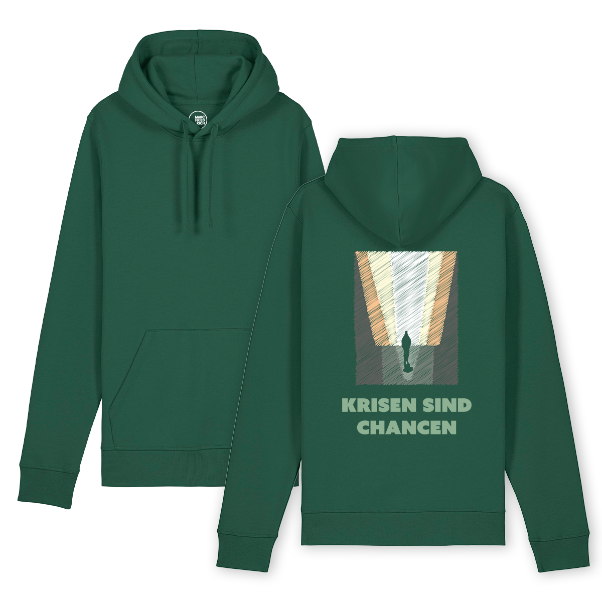Hoodie "Krisen sind Chancen - Kunstdruck"