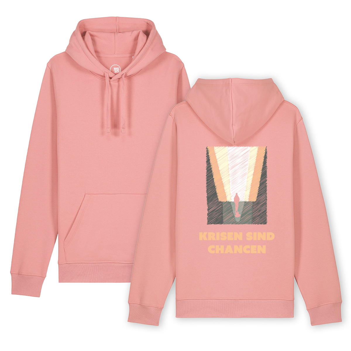 Hoodie "Krisen sind Chancen - Kunstdruck"