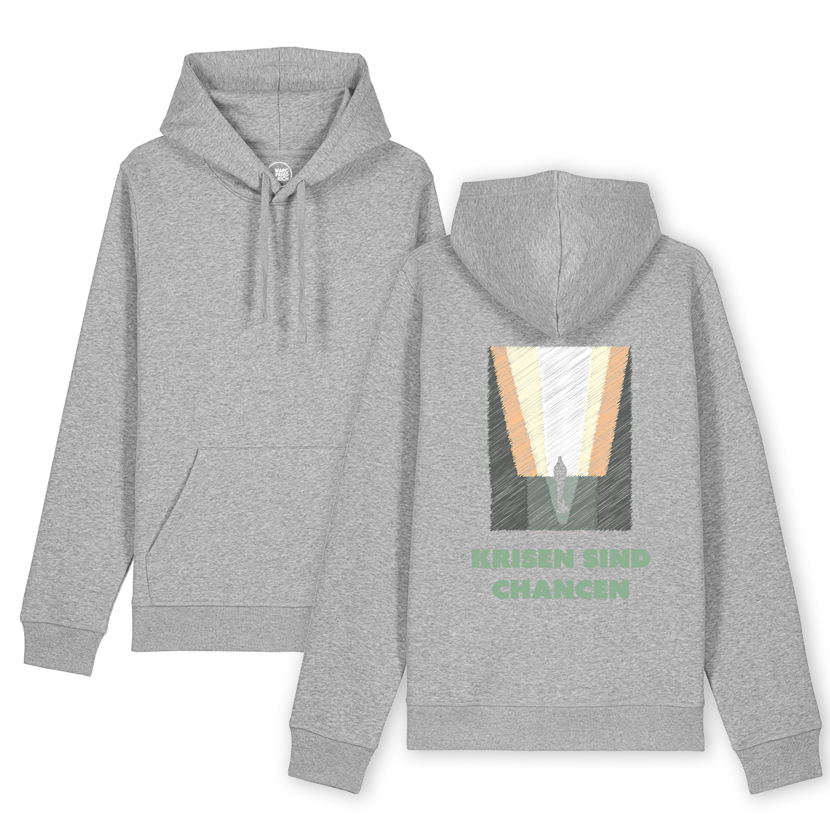 Hoodie "Krisen sind Chancen - Kunstdruck"