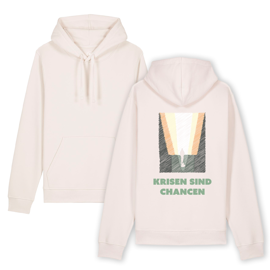 Hoodie "Krisen sind Chancen - Kunstdruck"