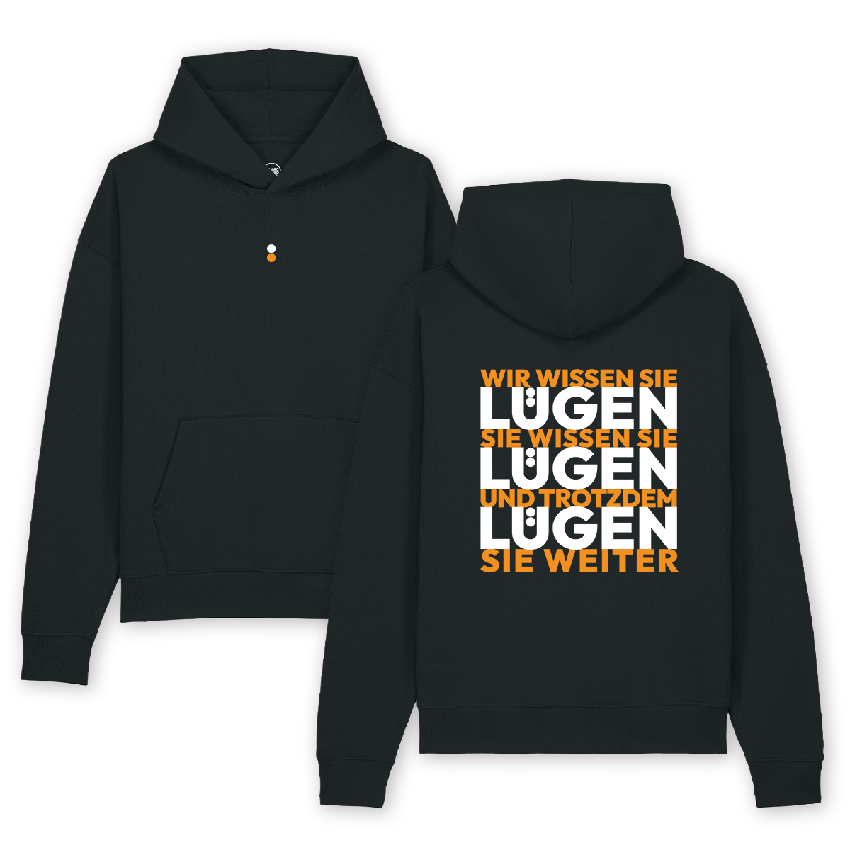 Hoodie "Lügen Lügen Lügen"