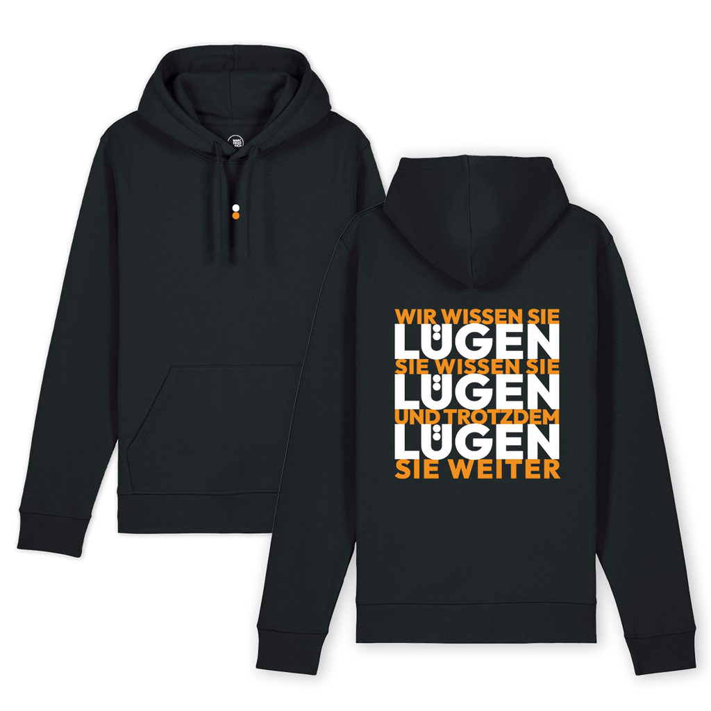 Hoodie "Lügen Lügen Lügen"