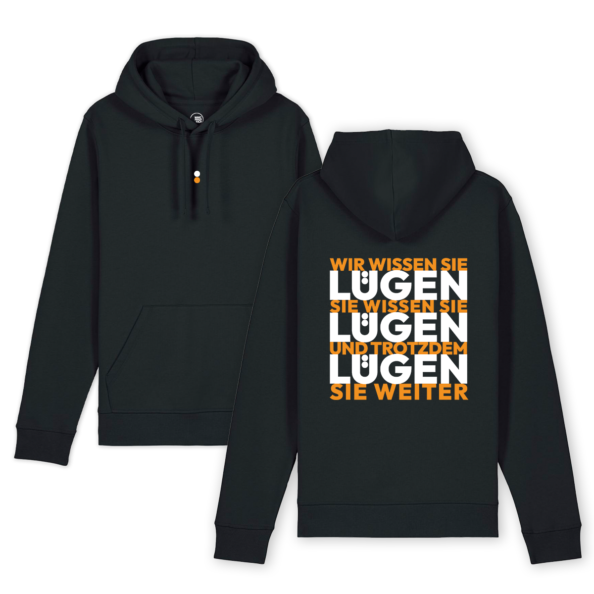 Hoodie "Lügen Lügen Lügen"