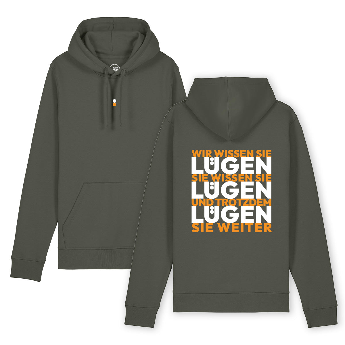 Hoodie "Lügen Lügen Lügen"