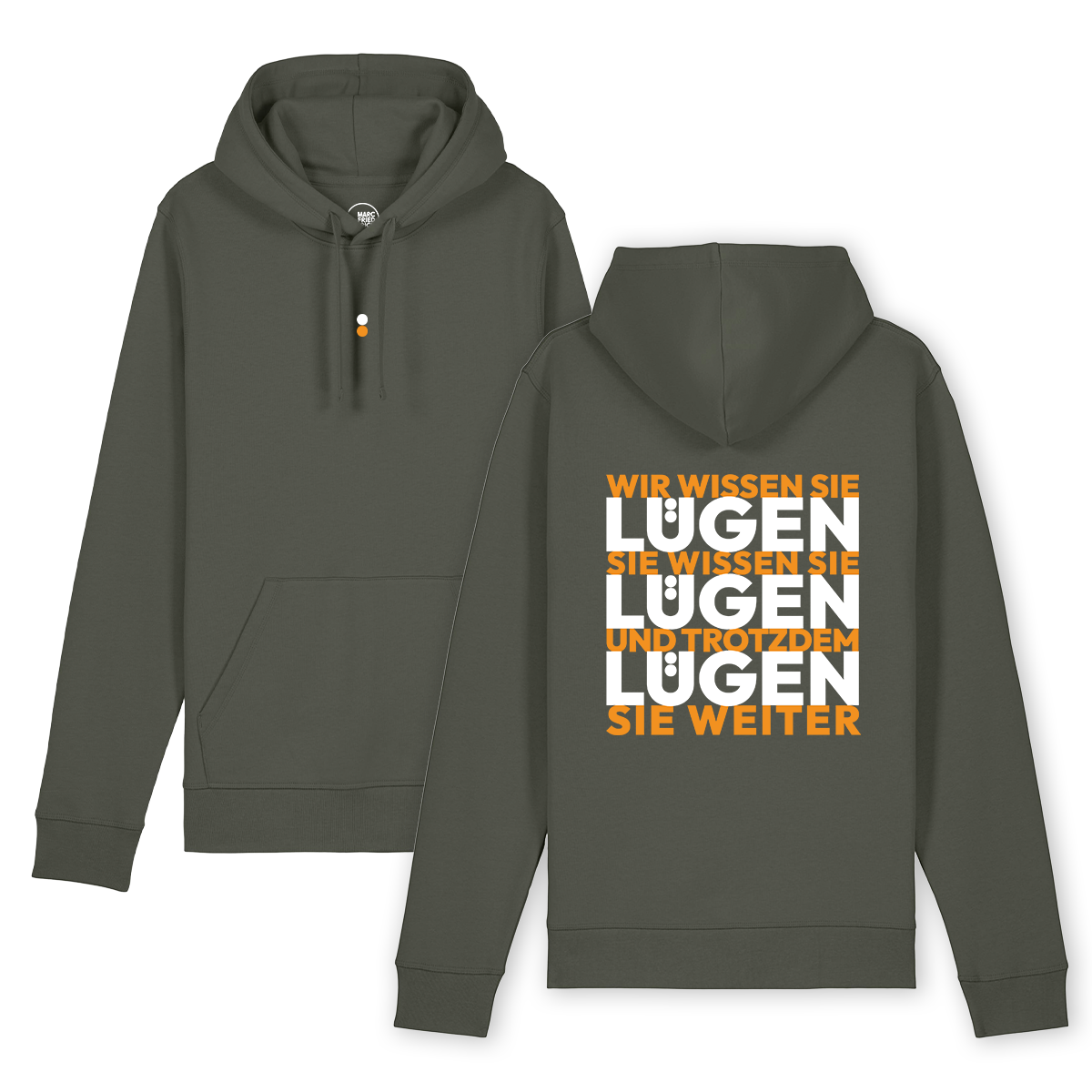 Hoodie "Lügen Lügen Lügen"