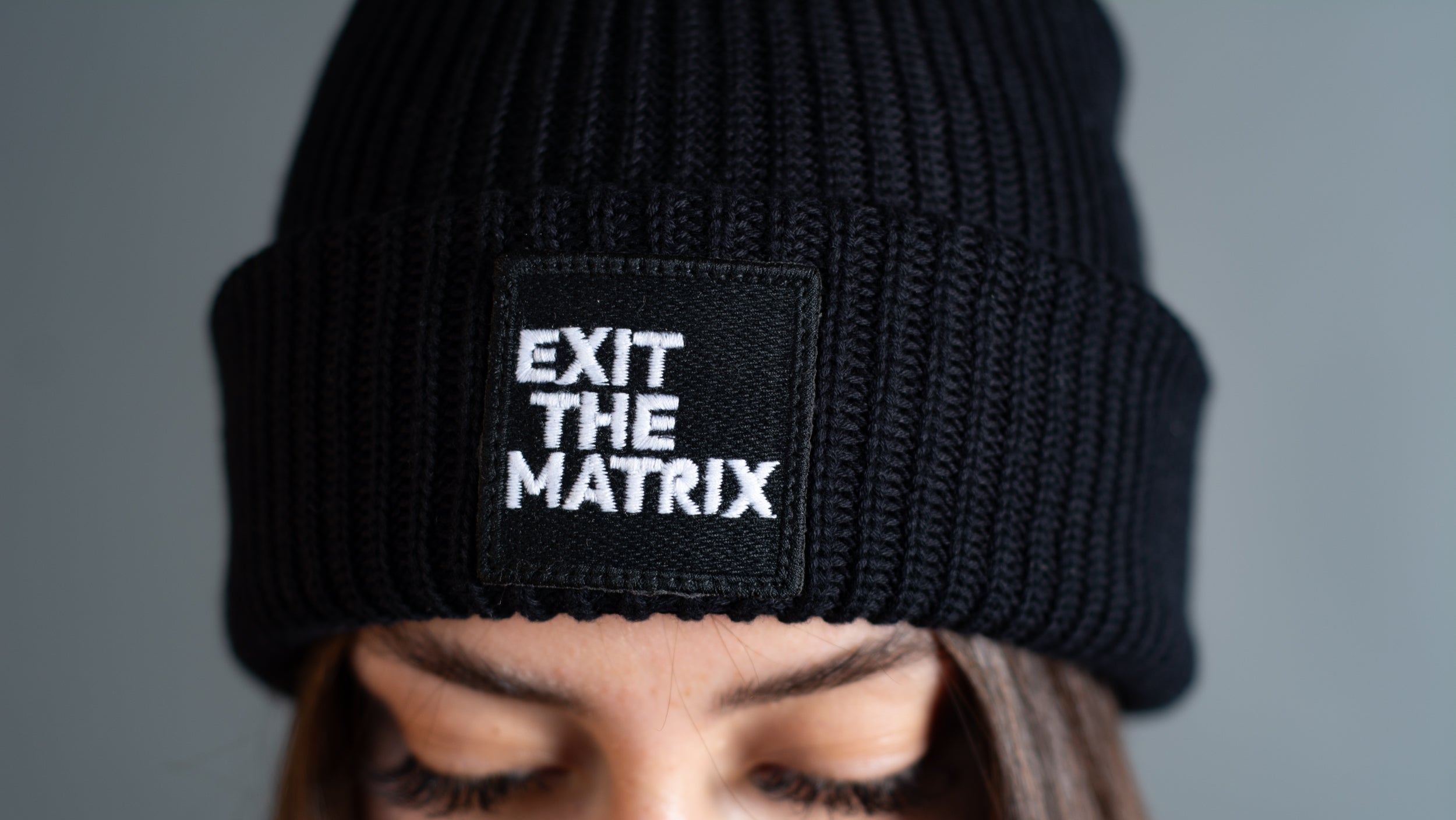 Beanie "Exit the matrix"