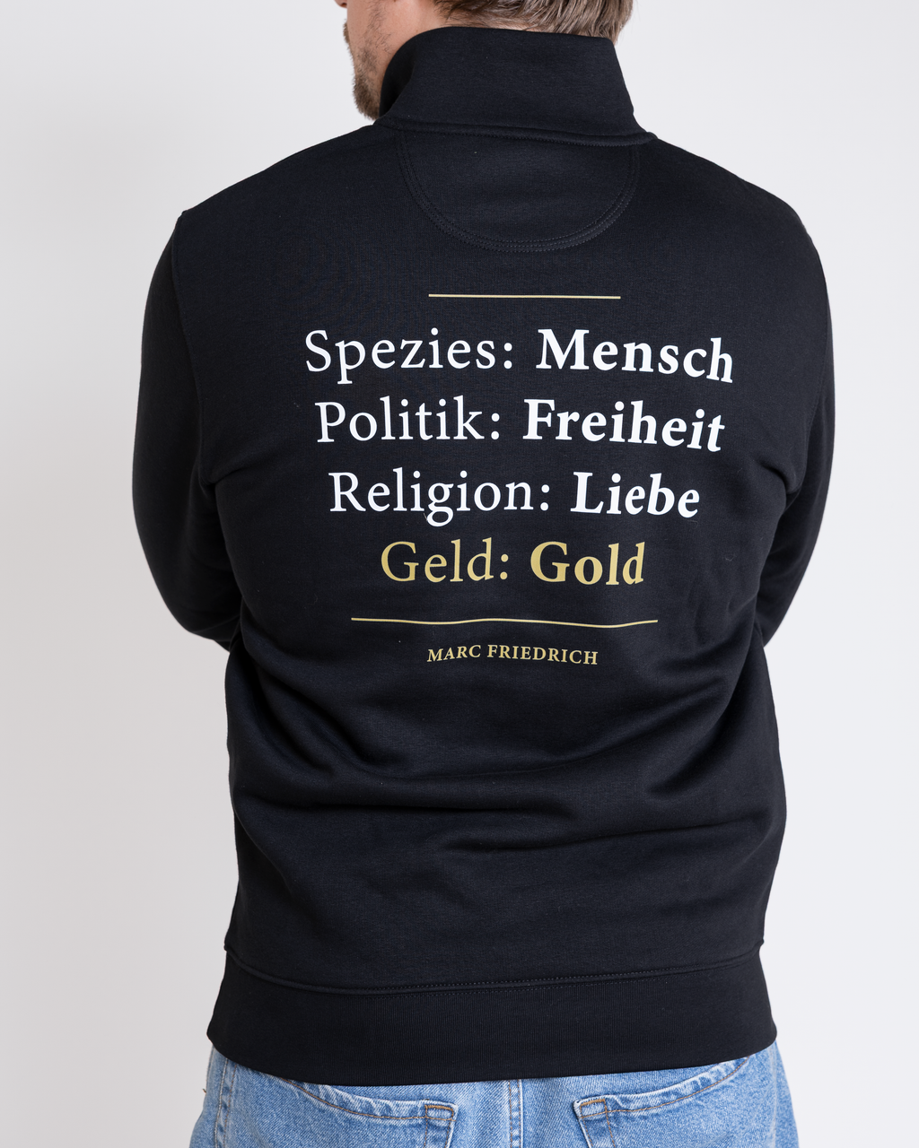 Half Zip "Geld: Gold"