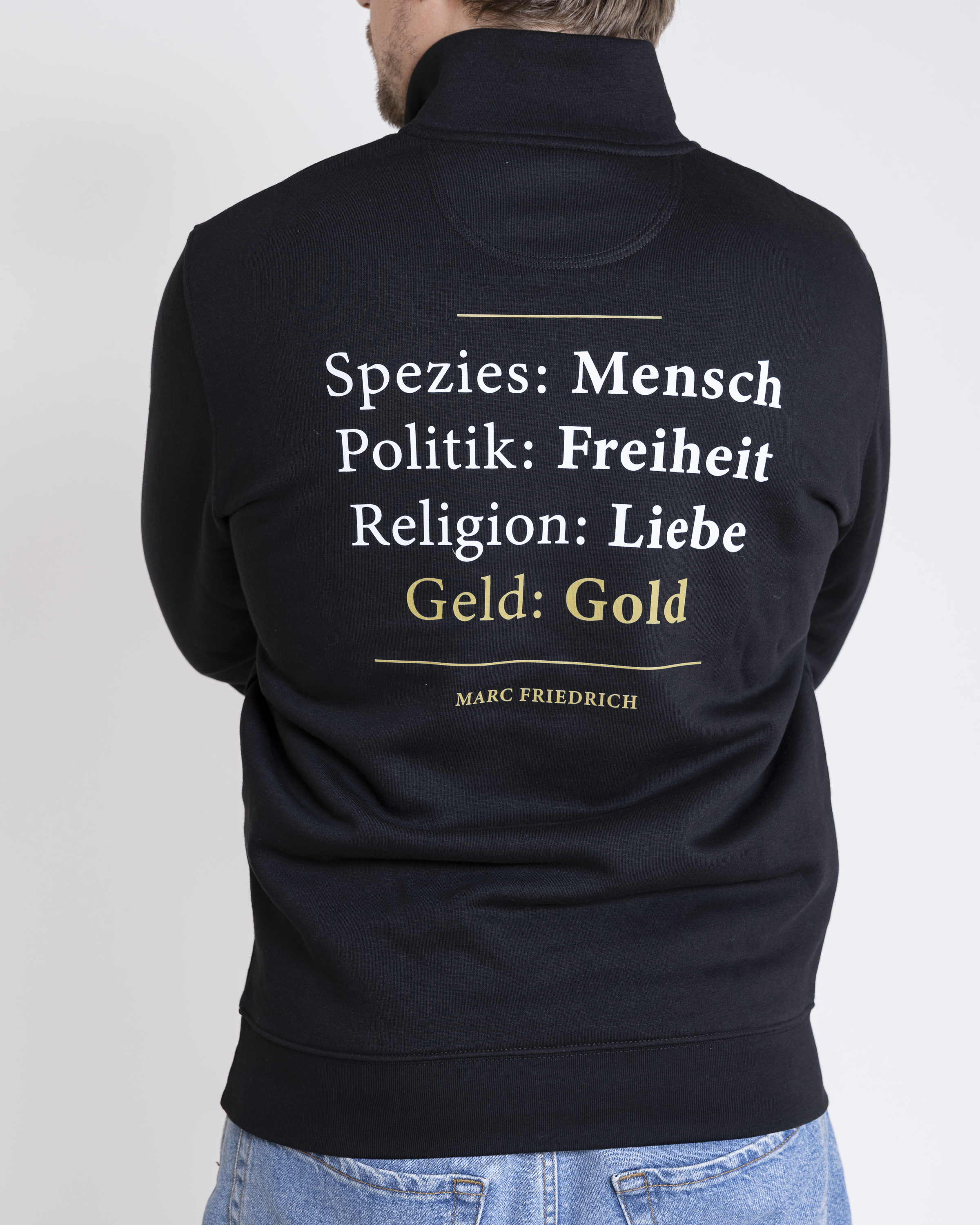 Half Zip "Geld: Gold"