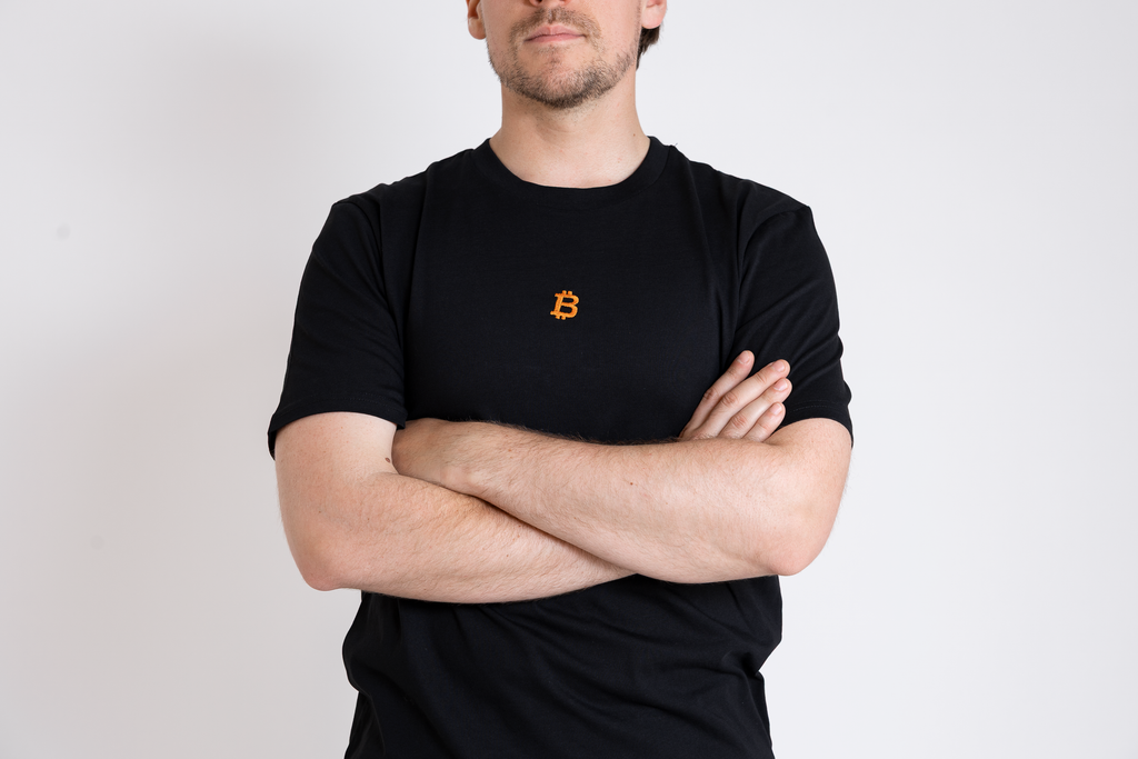 T-Shirt "Geld: Bitcoin"