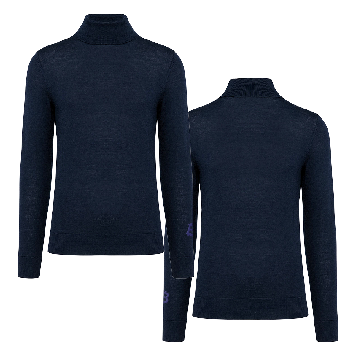 Rollkragenpullover "Bitcoin"