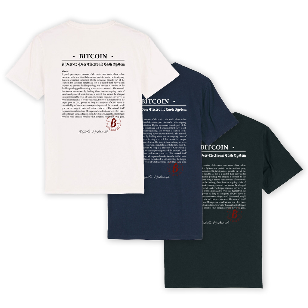 T-Shirt "Bitcoin Whitepaper"