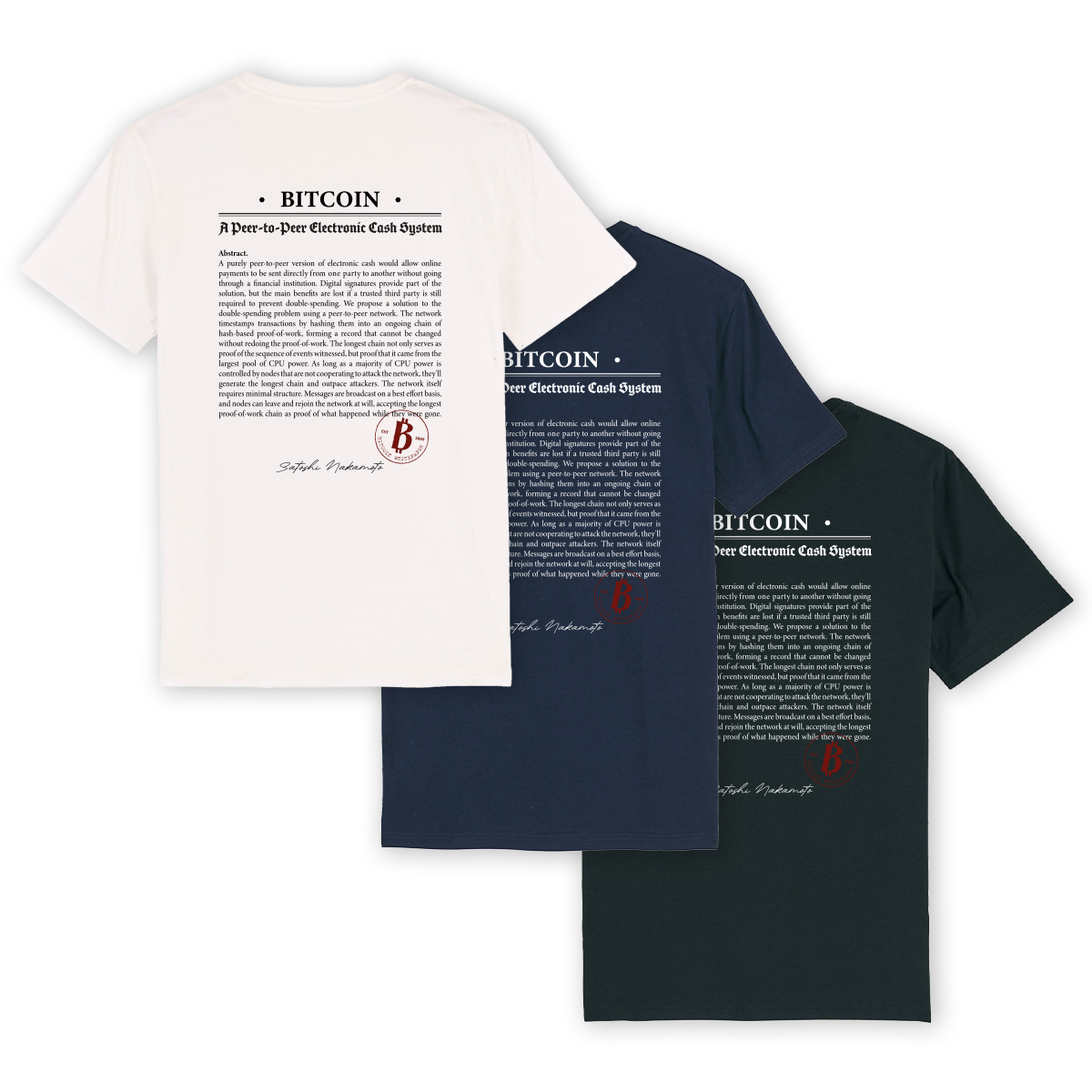 T-Shirt "Bitcoin Whitepaper"