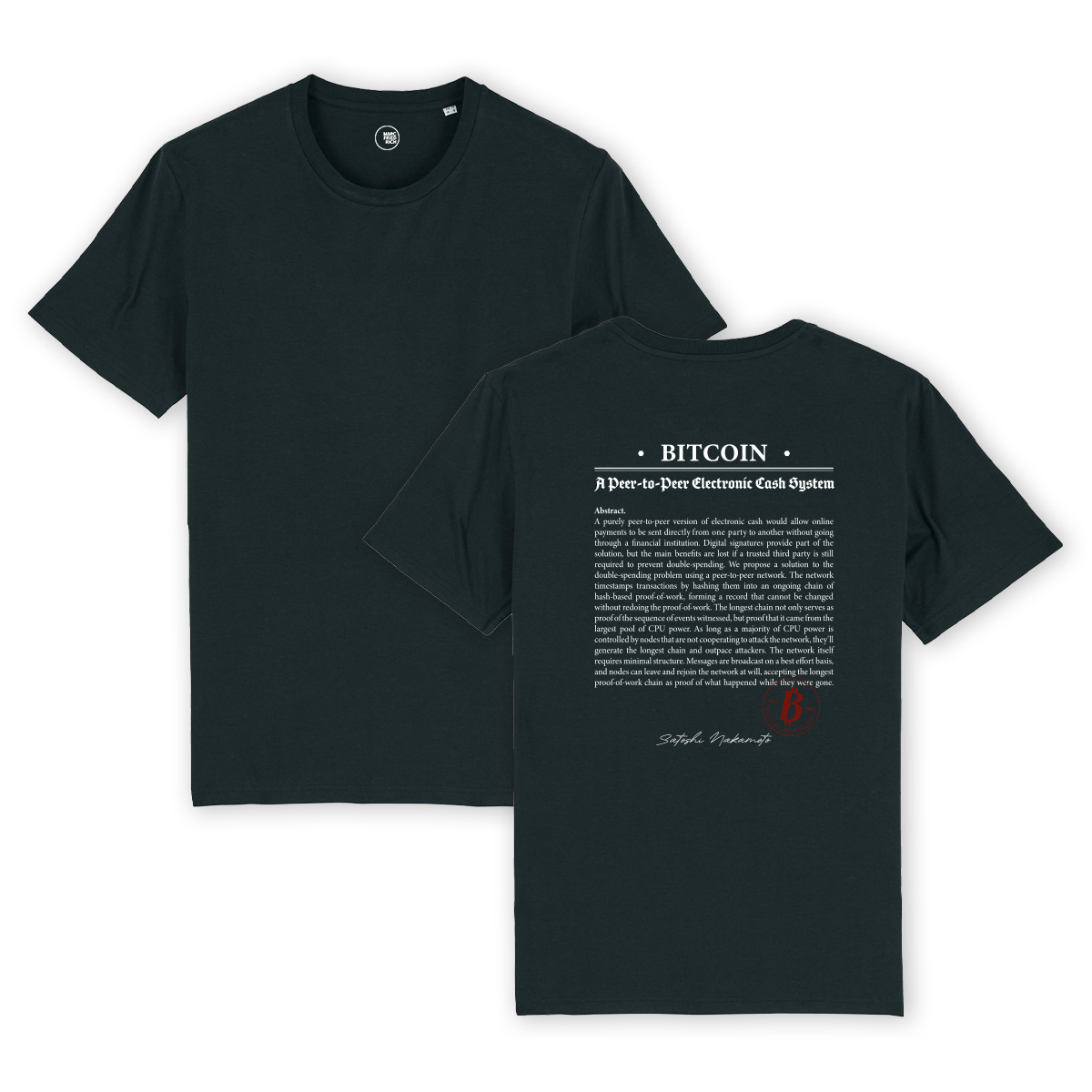 T-Shirt "Bitcoin Whitepaper"