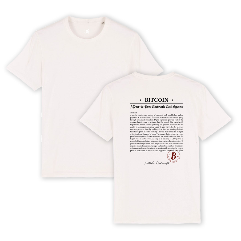 T-Shirt "Bitcoin Whitepaper"