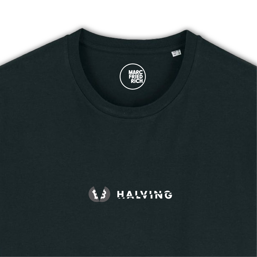 T-Shirt "Bitcoin Halving 2024" schwarz