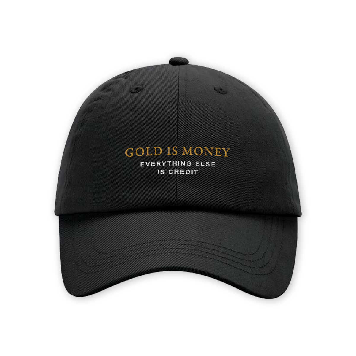 Base Cap "Gold is Money"