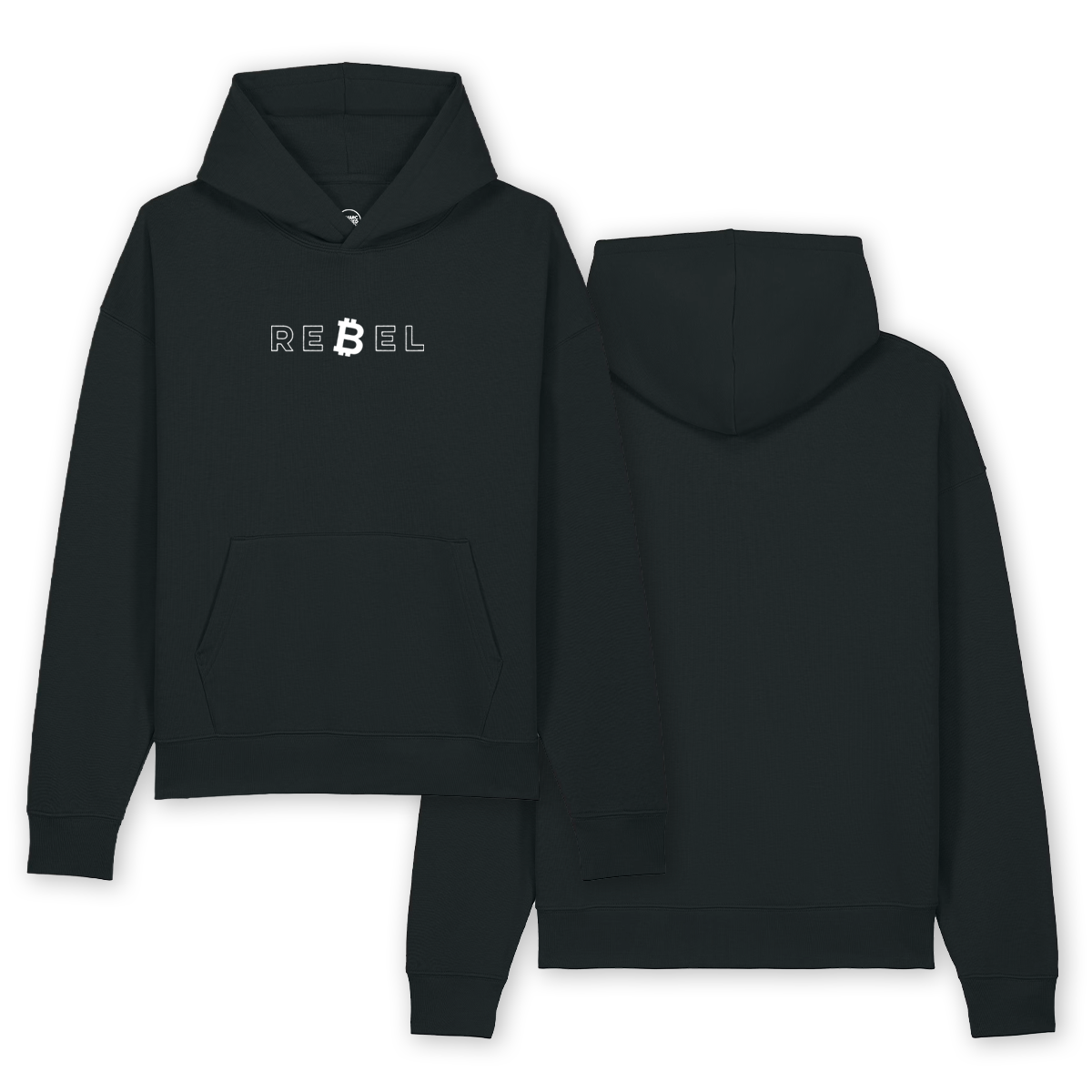 Hoodie "Rebel" black