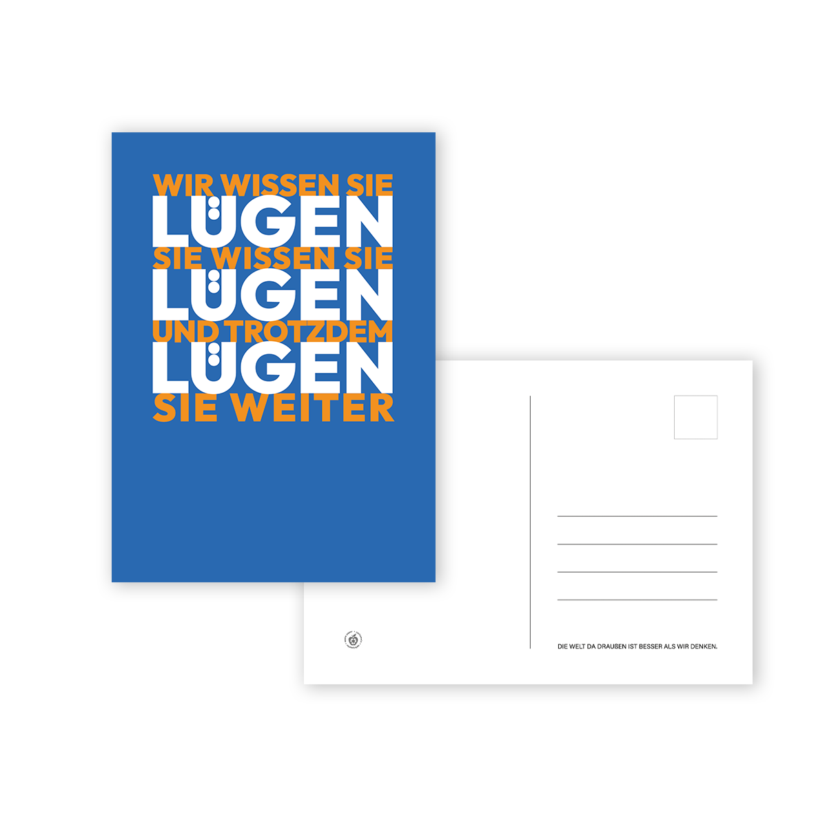Karte "Lügen Lügen Lügen"