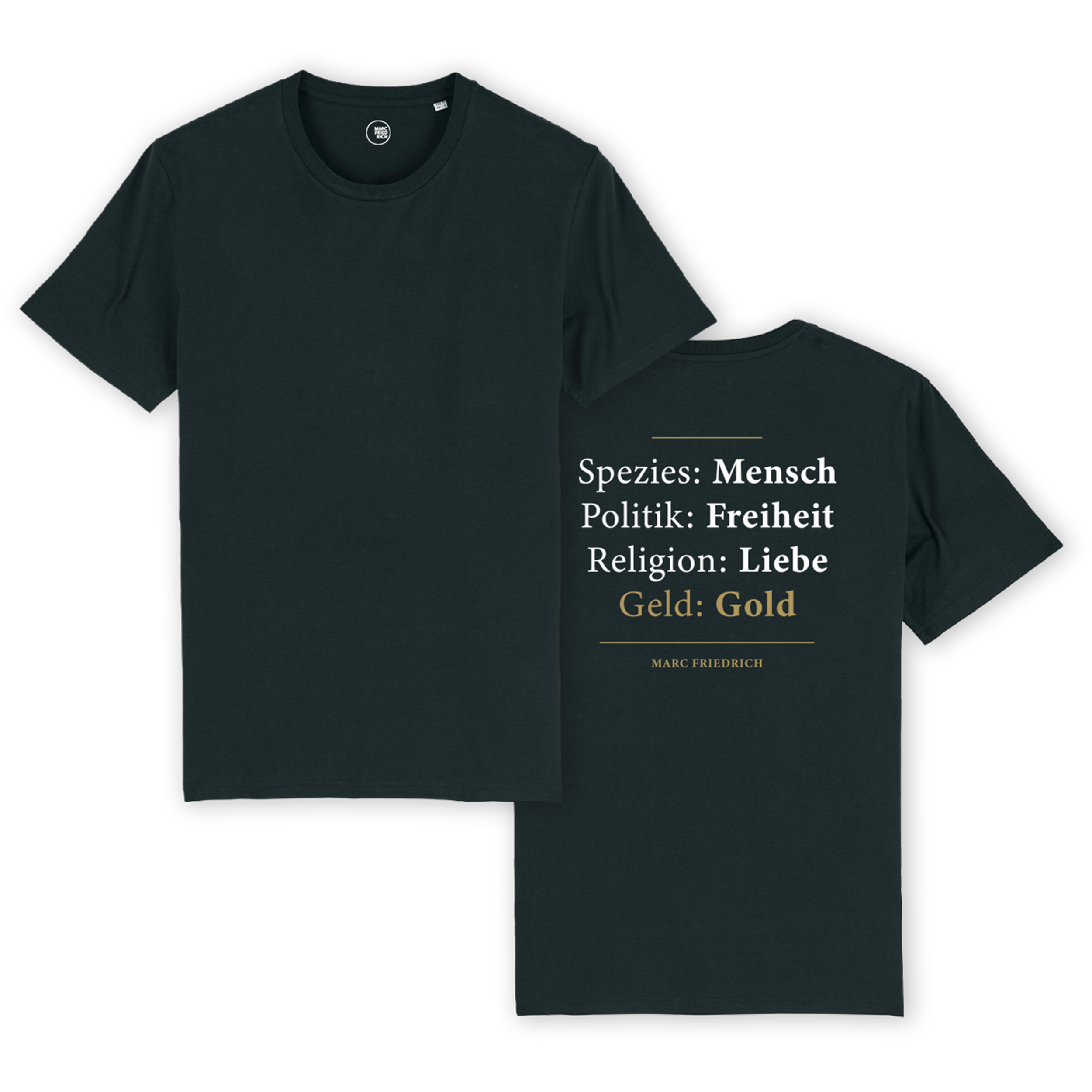 T-Shirt "Geld: Gold"
