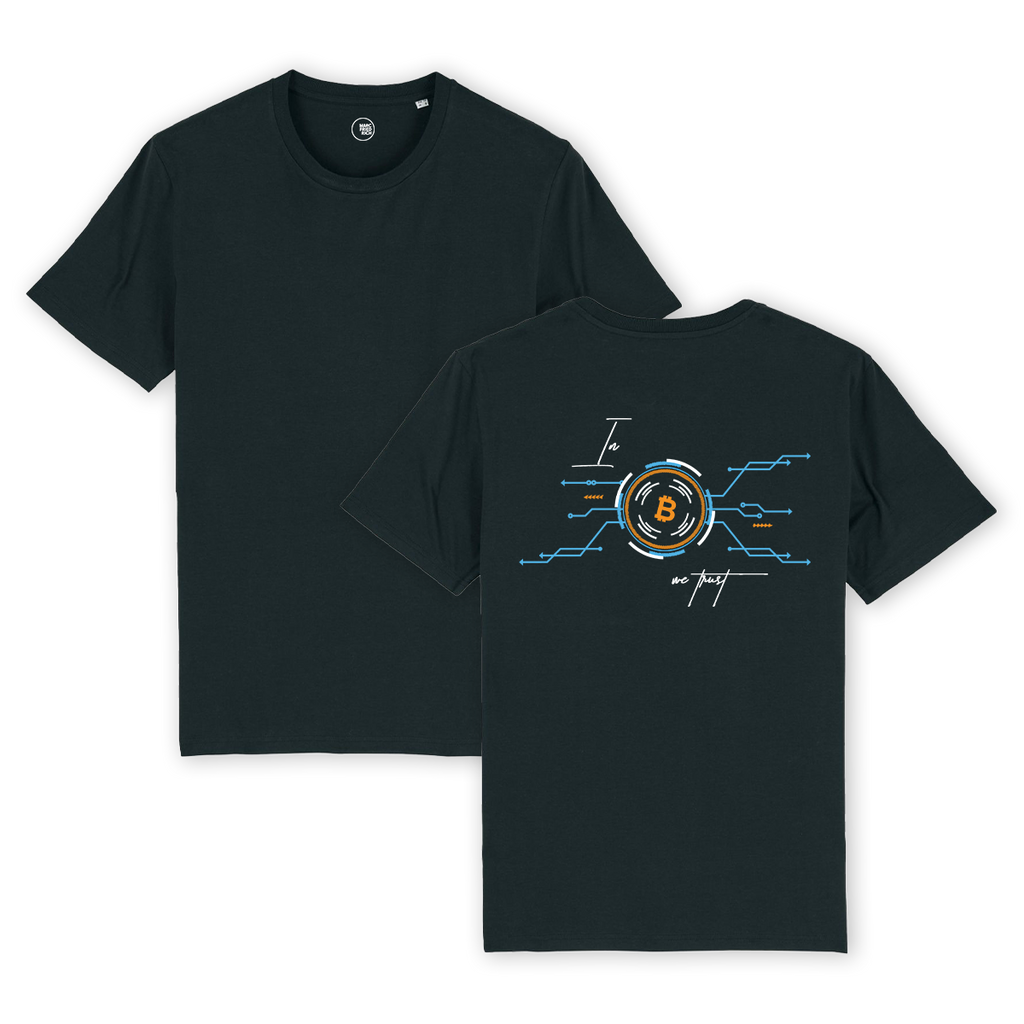 T-Shirt "In Bitcoin we trust"