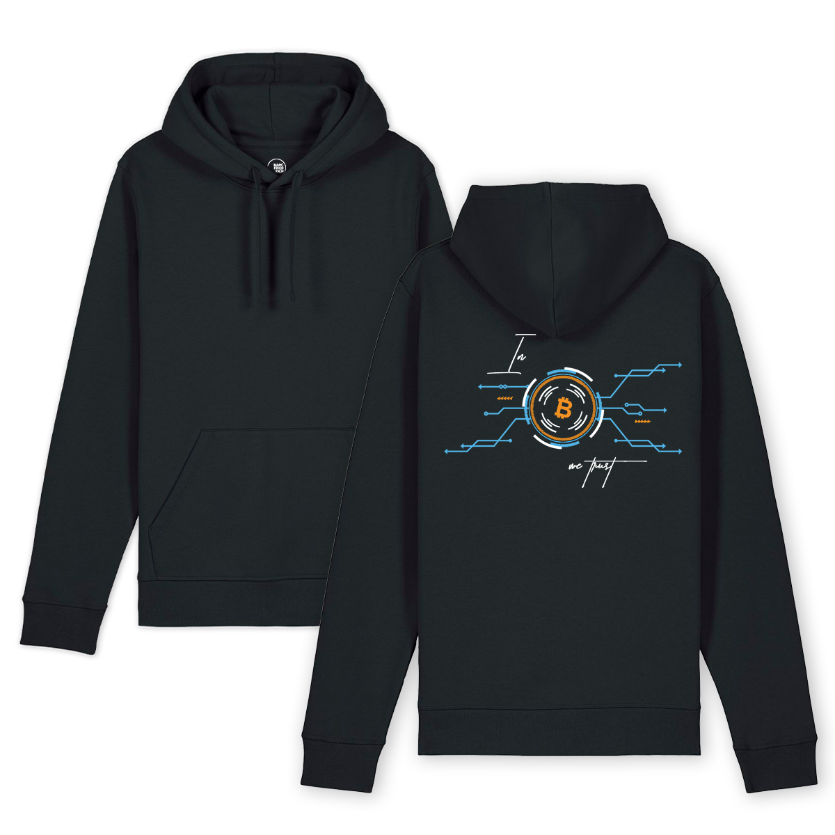 Hoodie "In Bitcoin we trust"