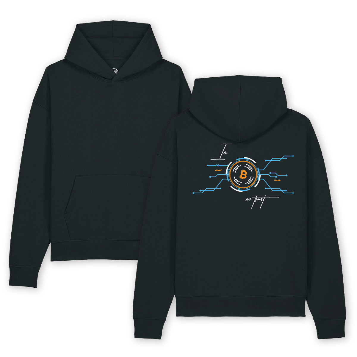 Hoodie "In Bitcoin we trust"